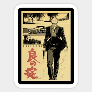 John Wick The Golden  Japanese Sticker